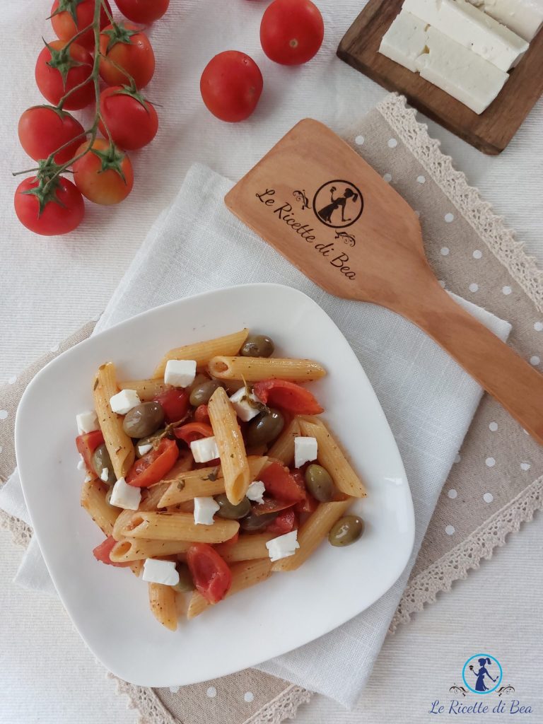 pasta pomodoro e olive