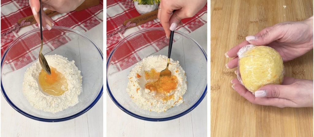 Die Chiacchiere in der Heißluftfritteuse sind leicht, lecker und sehr einfach zuzubereiten. Mit meinen Tricks werden sie auch mit dieser Kochmethode perfekt. Für die Zubereitung benötigt man nur wenige Zutaten: Mehl, ein Ei, Zucker, Likör (Strega, Grappa oder was Sie bevorzugen), Backpulver und Orangenschale: sie werden noch duftender, aber auf Wunsch können Sie diese auch weglassen. Der Teig ist wirklich sehr einfach. Sie können ihn von Hand mit einem Nudelholz ausrollen oder mit der Pastamaschine: in diesem Fall empfehle ich eine sehr dünne Dicke, 1 oder maximal 2, wenn Sie sie dicker mögen. Alternativ zur Heißluftfritteuse finden Sie unten alle Anweisungen für die Zubereitung im Ofen oder in der Pfanne mit dem klassischen Frittieren. Denken Sie daran, dass sie im Ofen oder in der Heißluftfritteuse nie identisch mit den frittierten sein werden, da der klassische fettige Geschmack fehlt, ich werde Ihnen hier keine Unwahrheiten erzählen. Aber sie werden sicherlich sehr köstlich, knusprig und viel leichter sein.