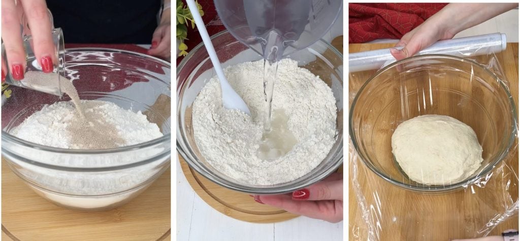 Neapolitanische Pizza 48 Stunden Gehzeit