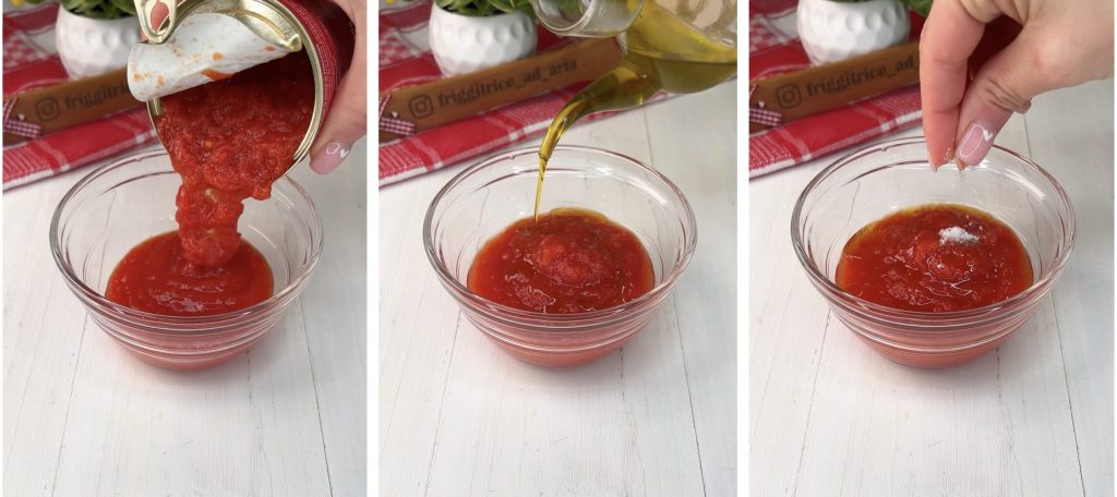 Kartoffeltörtchen nach Pizzaiola-Art in der Heißluftfritteuse