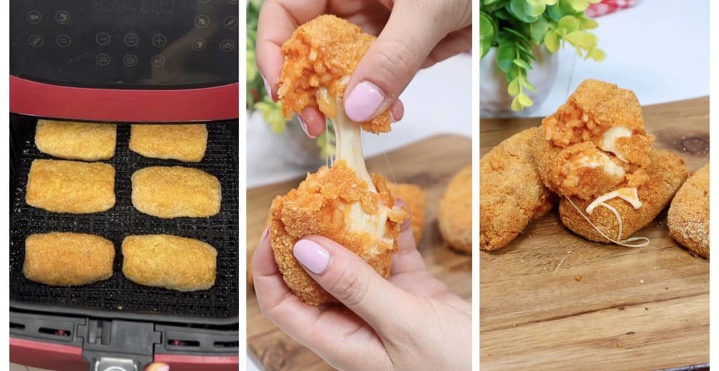 Knusprige Reis-Kroketten in der Heißluftfritteuse