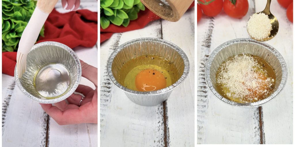 Spiegeleier in der Heißluftfritteuse