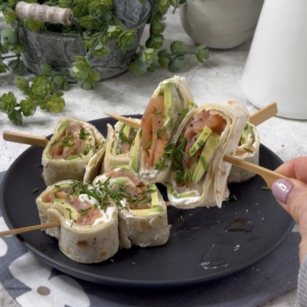 piadina mit lachs und avocado