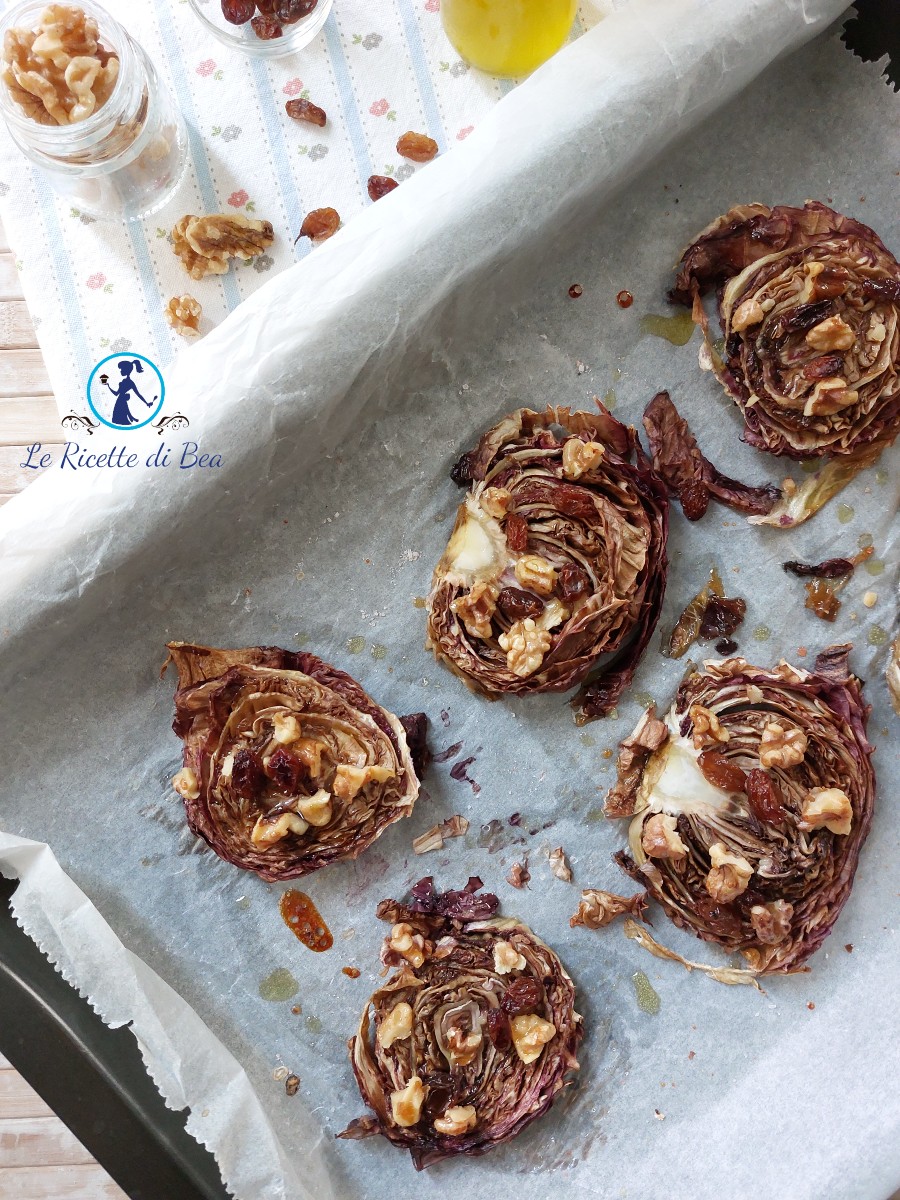 Gebackener Radicchio mit Honig