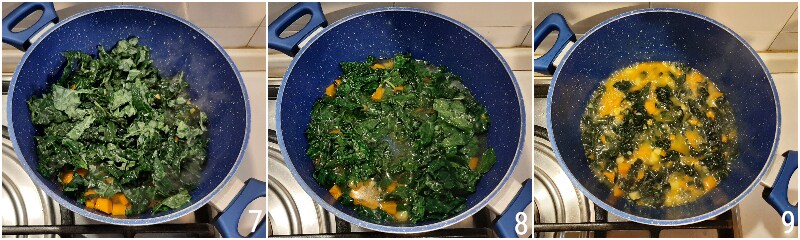 Reis- und Gemüsesuppe Rezept dicke Suppe oder Eintopf mit frischem Gemüse schnelles Rezept il chicco di mais 3 Schwarzkohl hinzufügen