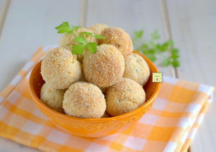 Ricotta-Fleischbällchen in der Heißluftfritteuse
