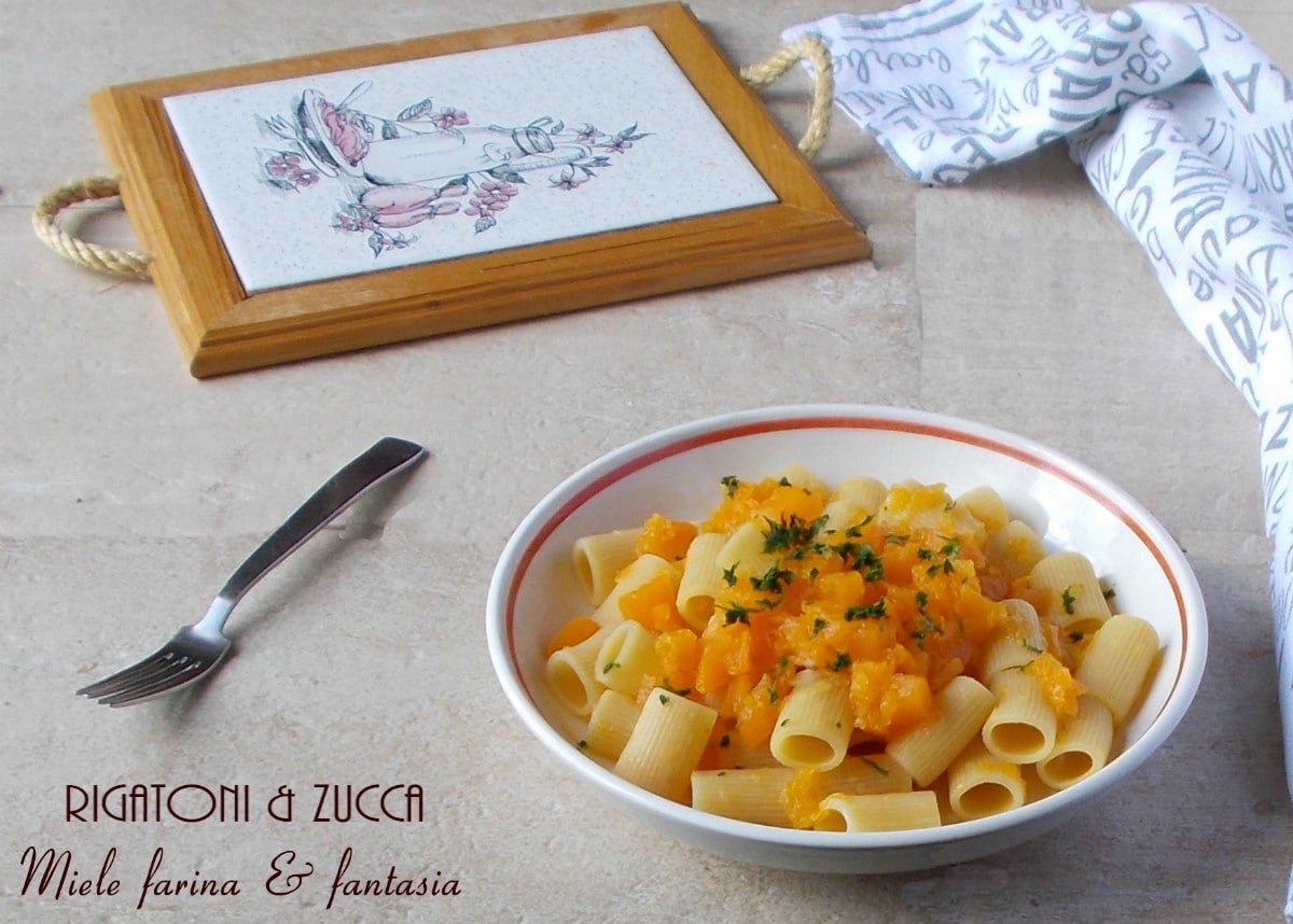 Rigatoni mit Kürbis