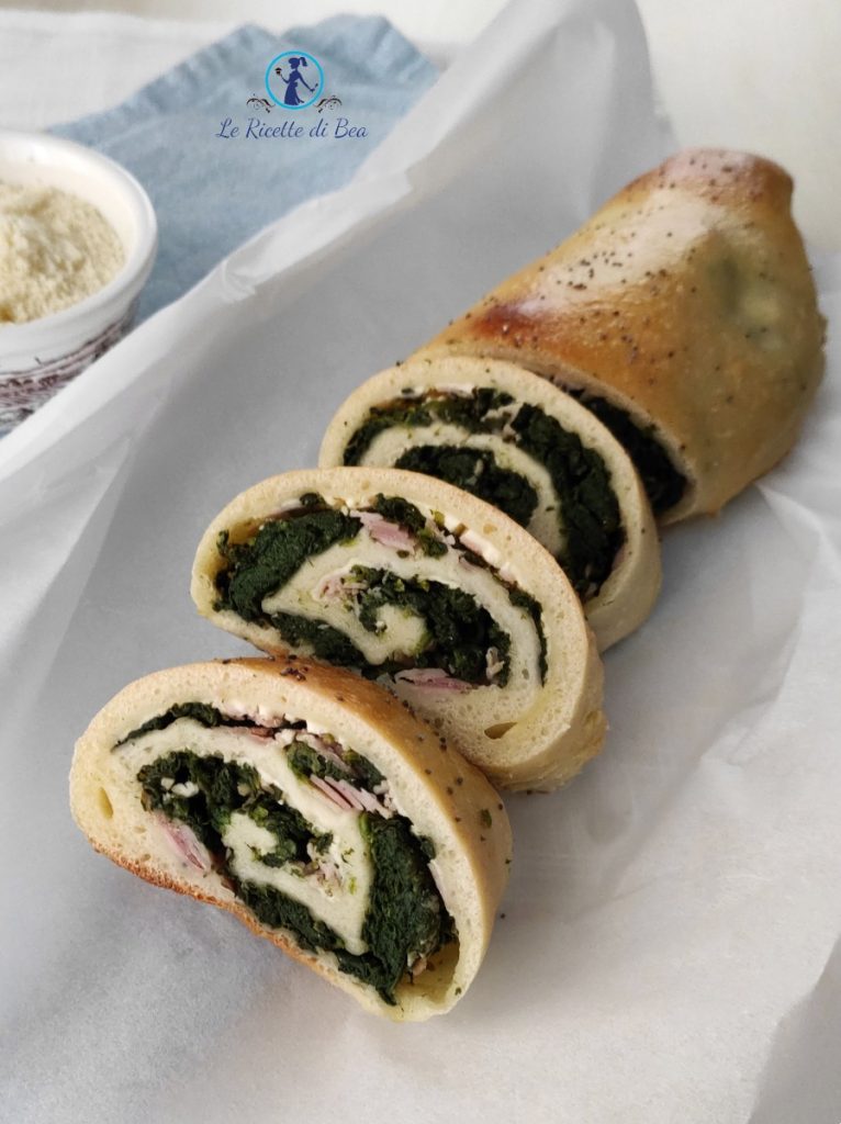 gefülltes Pizzarolle