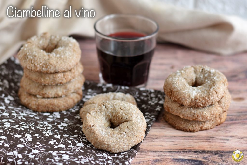 Rotwein-Donuts glutenfrei Rezept Kekse mit Anis mit Reismehl und Maismehl ohne Butter ohne Eier il chicco di mais