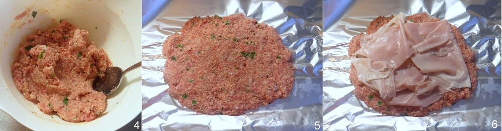 Roulade aus Hackbraten mit Schinken und Käse Rezept der Maiskorn 2