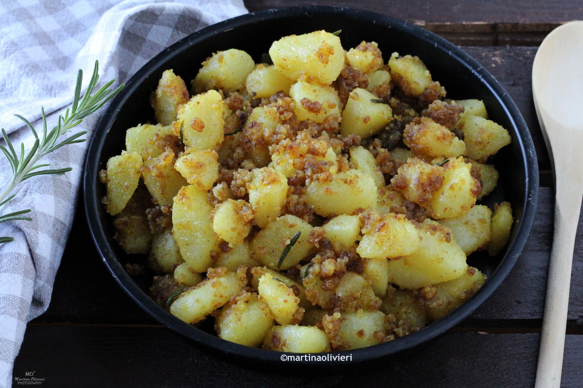 Sandige Bratkartoffeln