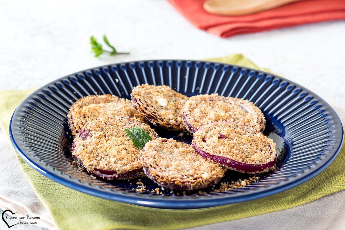 ÜBERBACKENE ZWIEBELN IN DER HEISSLUFTFRITTEUSE