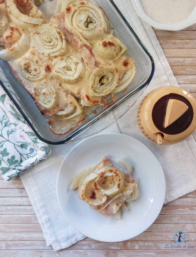 Überbackener Fenchelauflauf