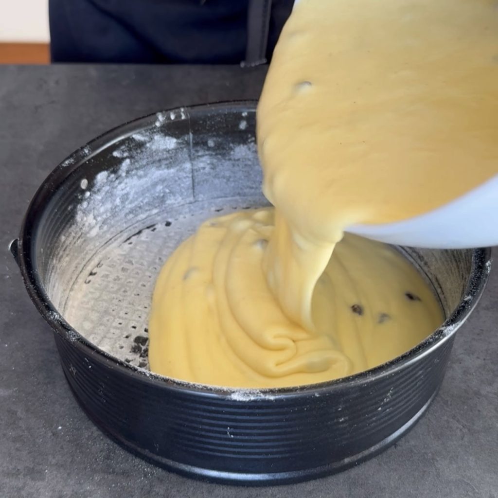 weicher kuchen im luftfritteuse