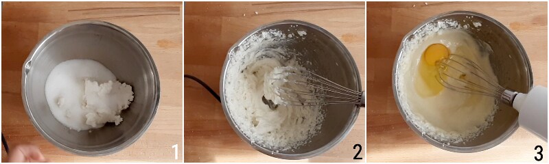 weicher Kuchen mit Marmelade, der nicht sinkt, ungebacken gefüllt, ähnlich wie Torta Nua, der Maiskern 1 Teig mit Frischkäse