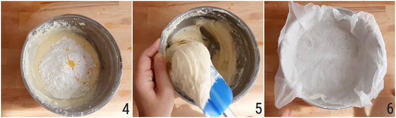 weicher Kuchen mit Marmelade, der nicht sinkt, ungebacken gefüllt, ähnlich wie Torta Nua, der Maiskern 2 dicke Mischung herstellen