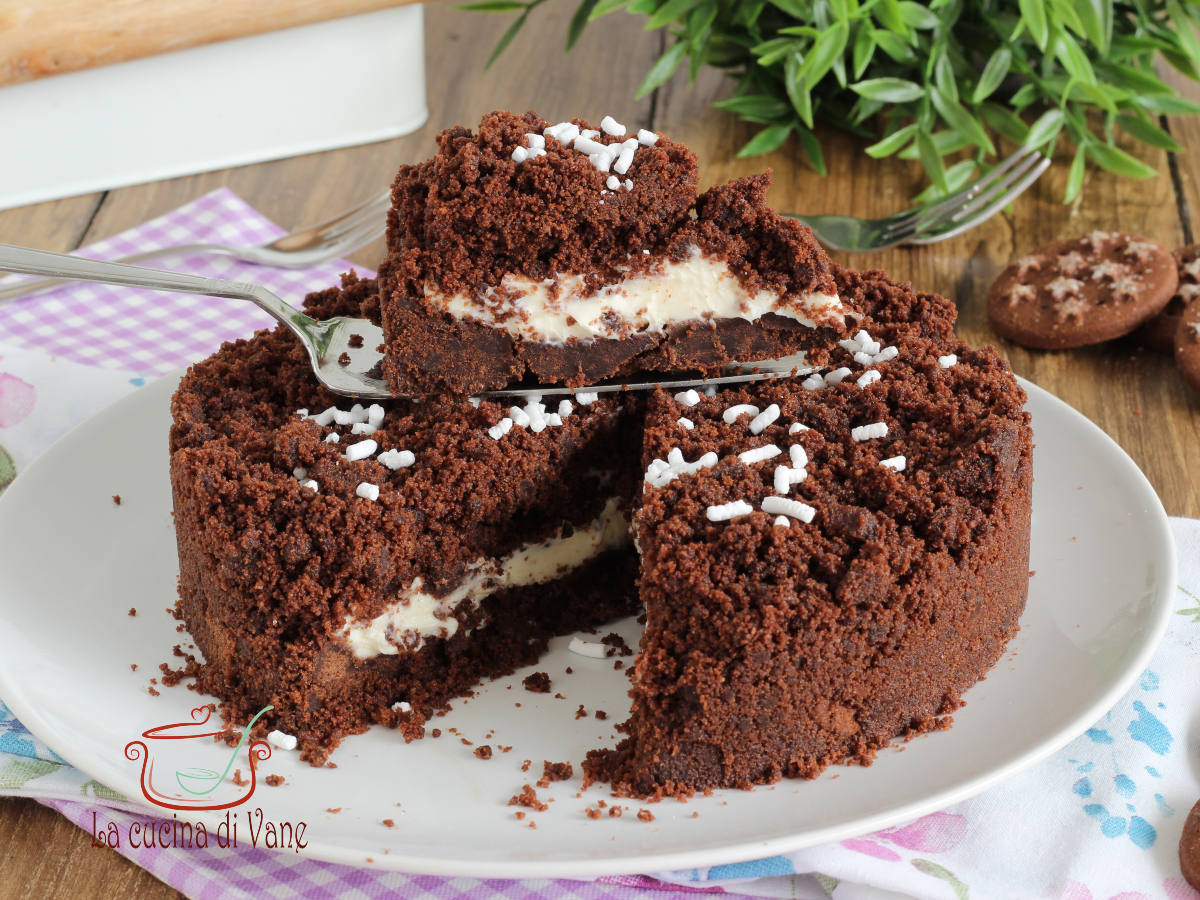 ZERBRÖSELTER PAN DI STELLE Kalter Kuchen ohne Backen