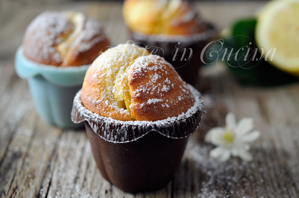 ZITRONEN-MUFFINS mit Ricotta
