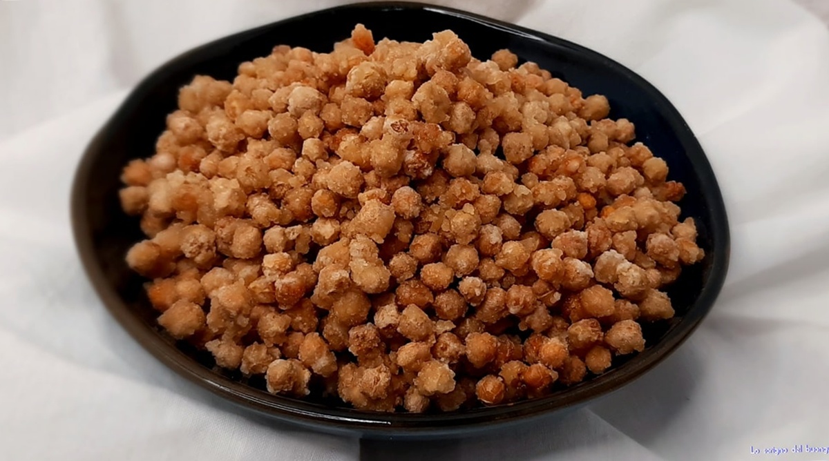 Kichererbsen mit Zucker