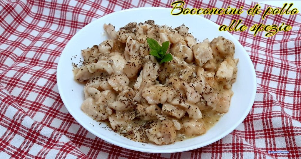 Gewürzte Hähnchenstücke