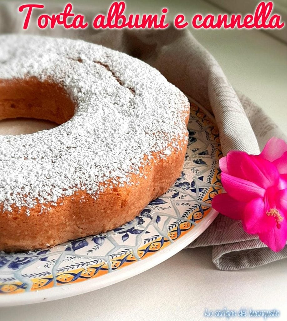 Eiweißkuchen mit Zimt