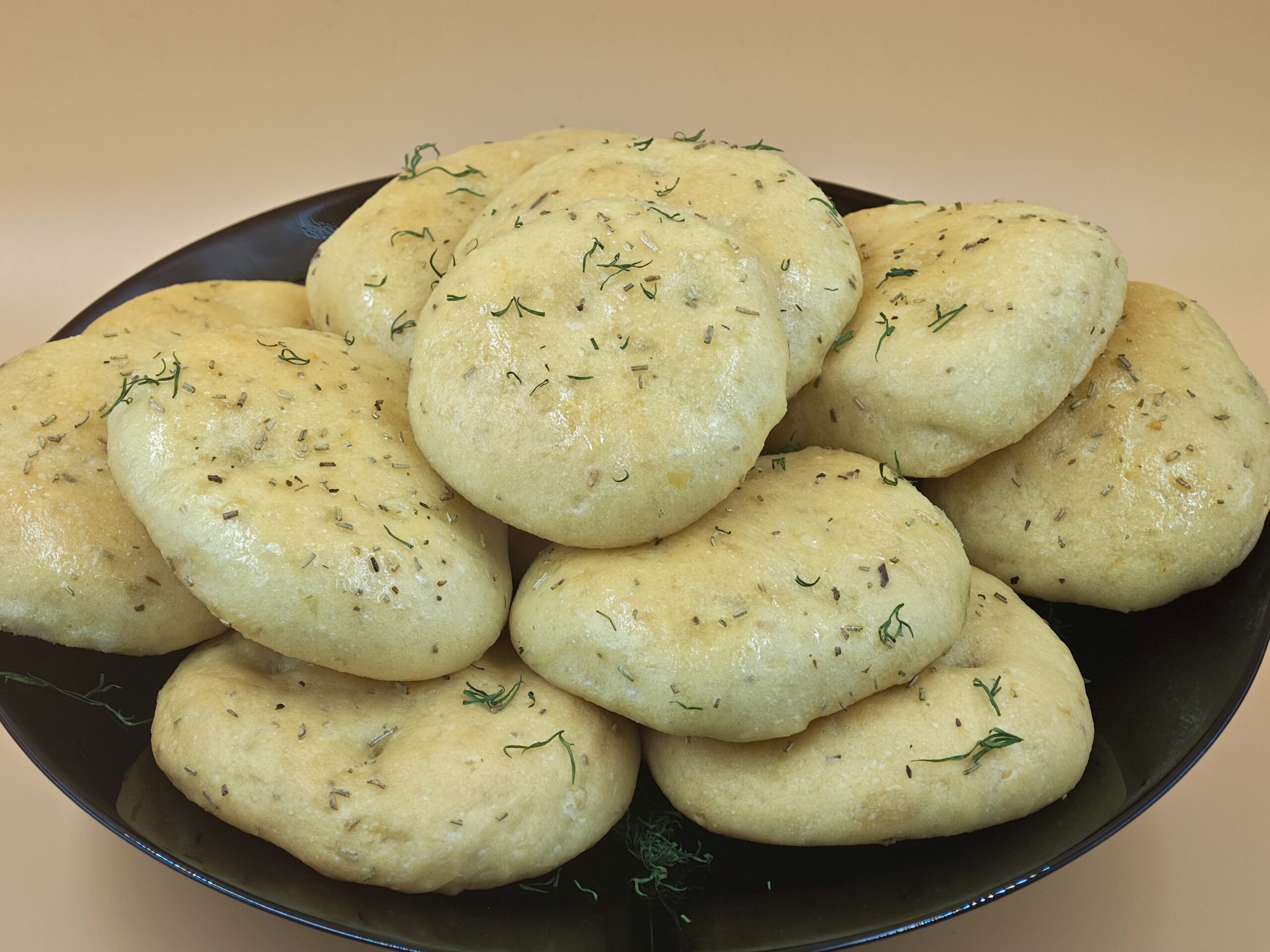 Weiche und duftende Kartoffelfladen mit Rosmarin