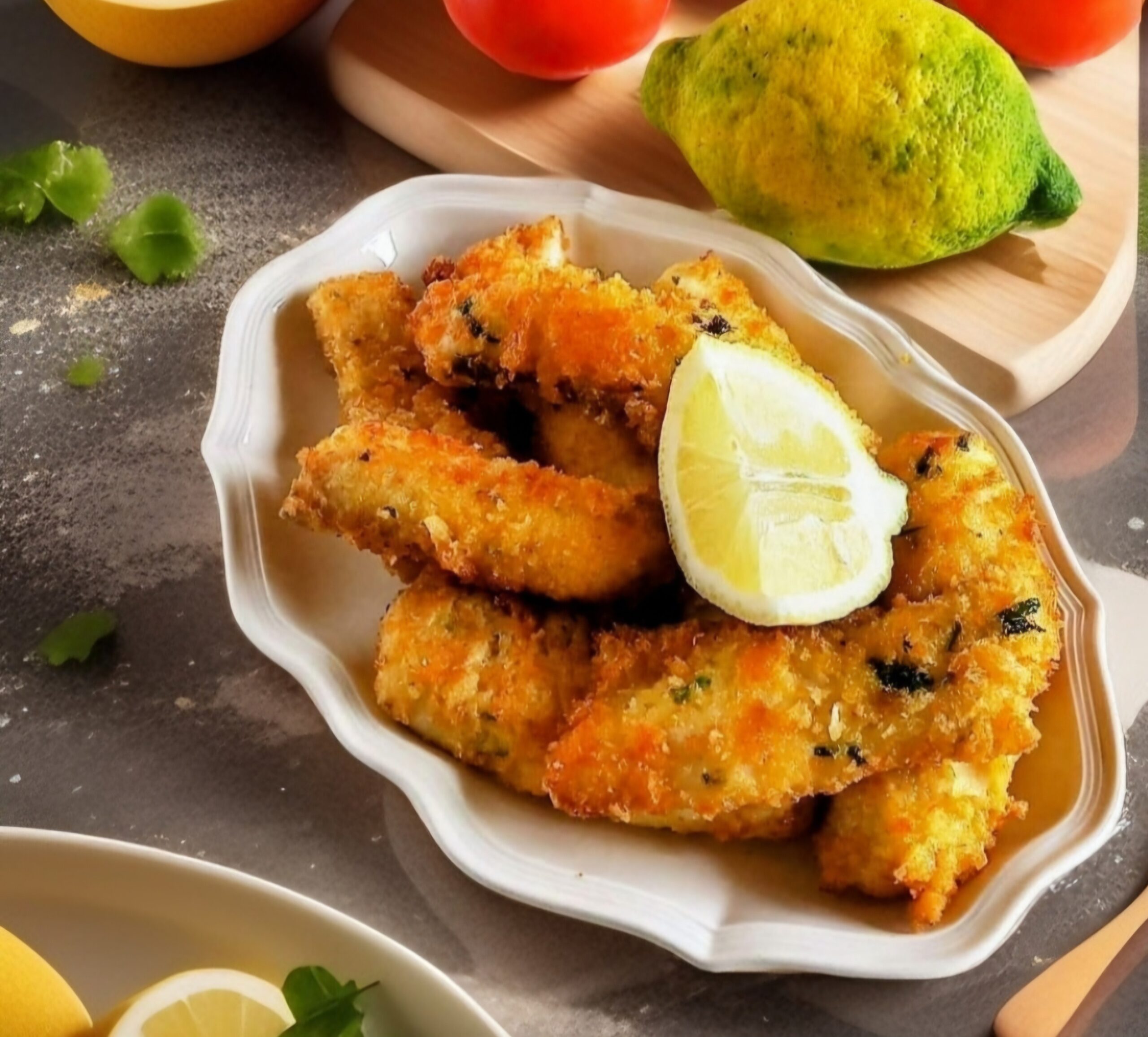 Hausgemachte Fischstäbchen