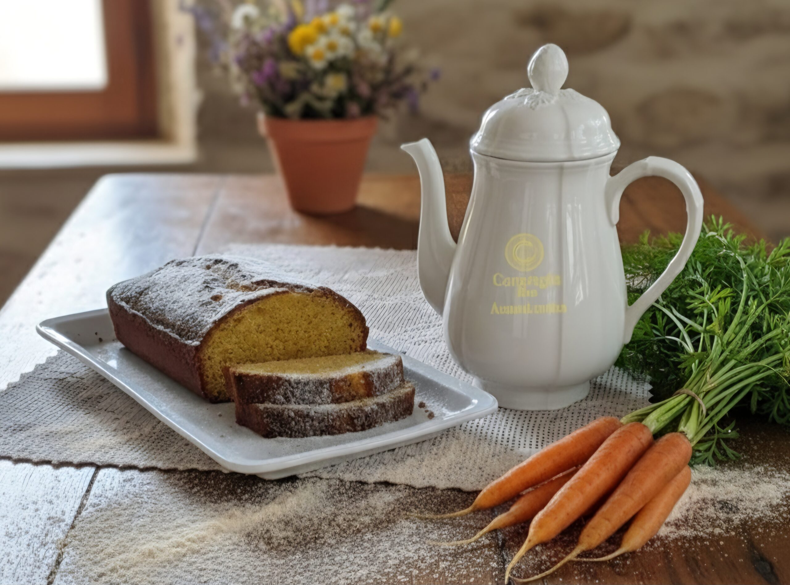 Der Möhren-Pflaumenkuchen mit Vollkornhafer