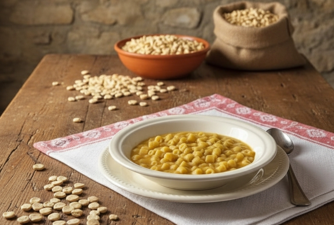 Die Pasta mit Kichererbsen