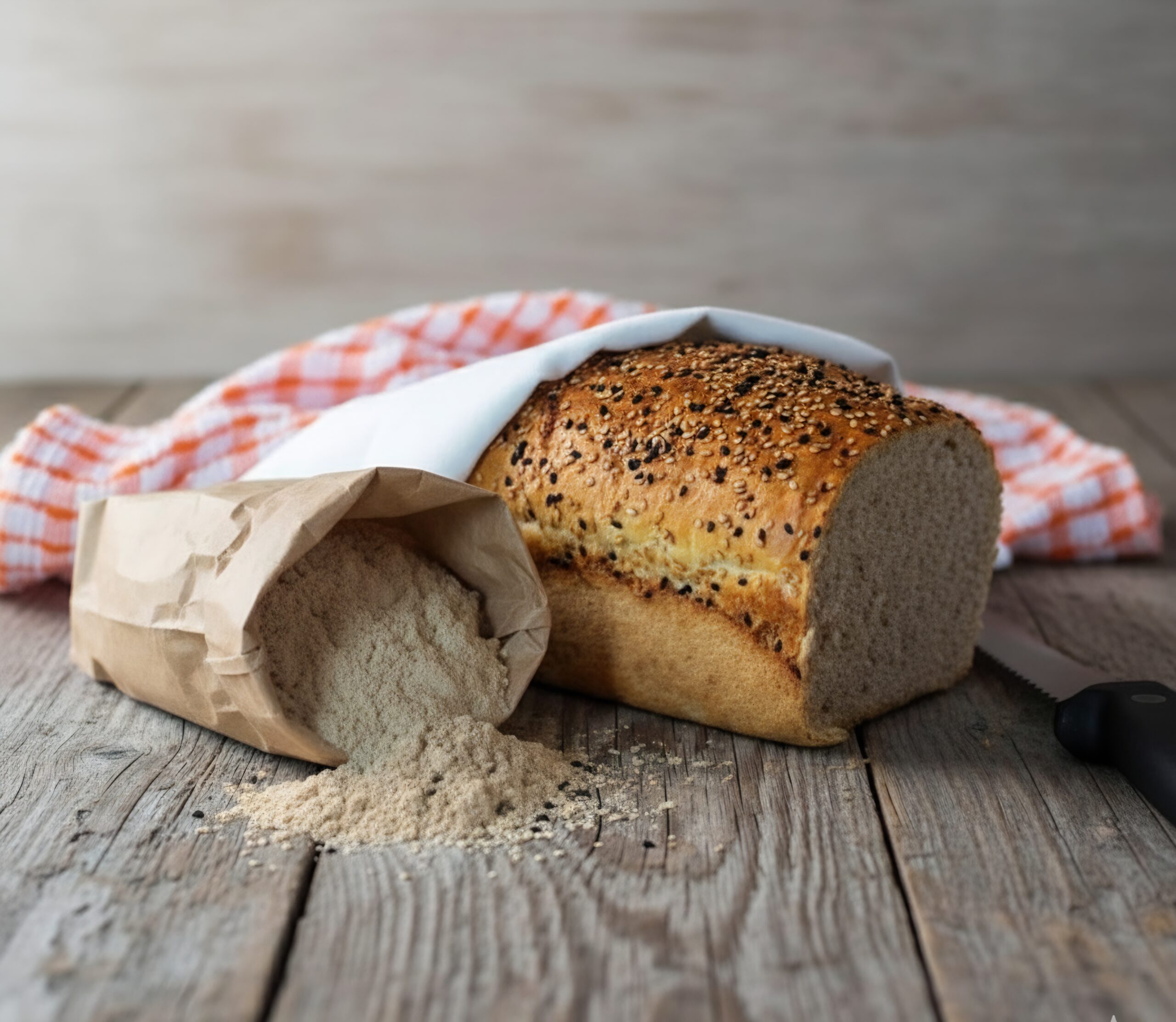 Mehrkorn- und Vollkorn-Sandwichbrot