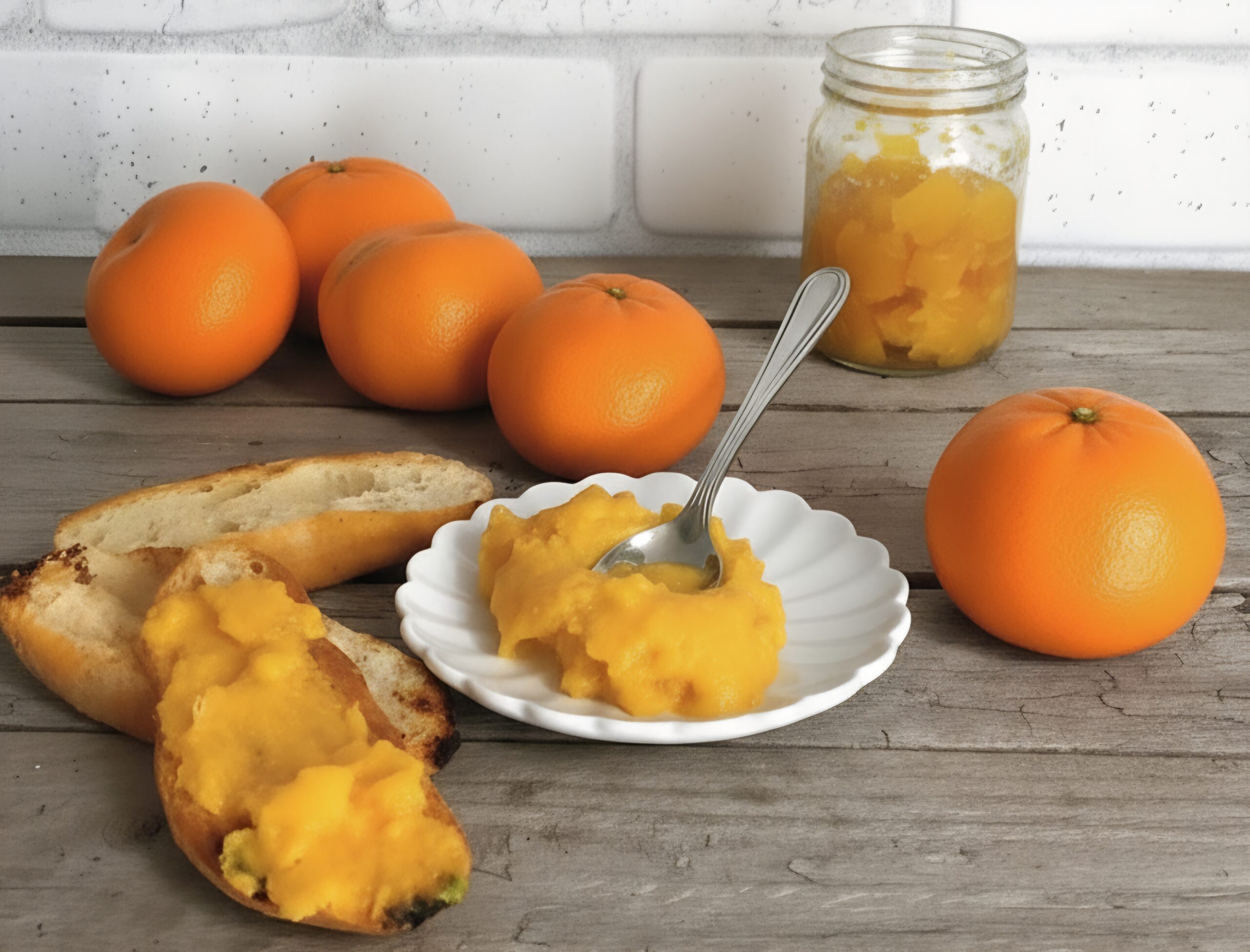 Das Mandarinenkompott mit Schale