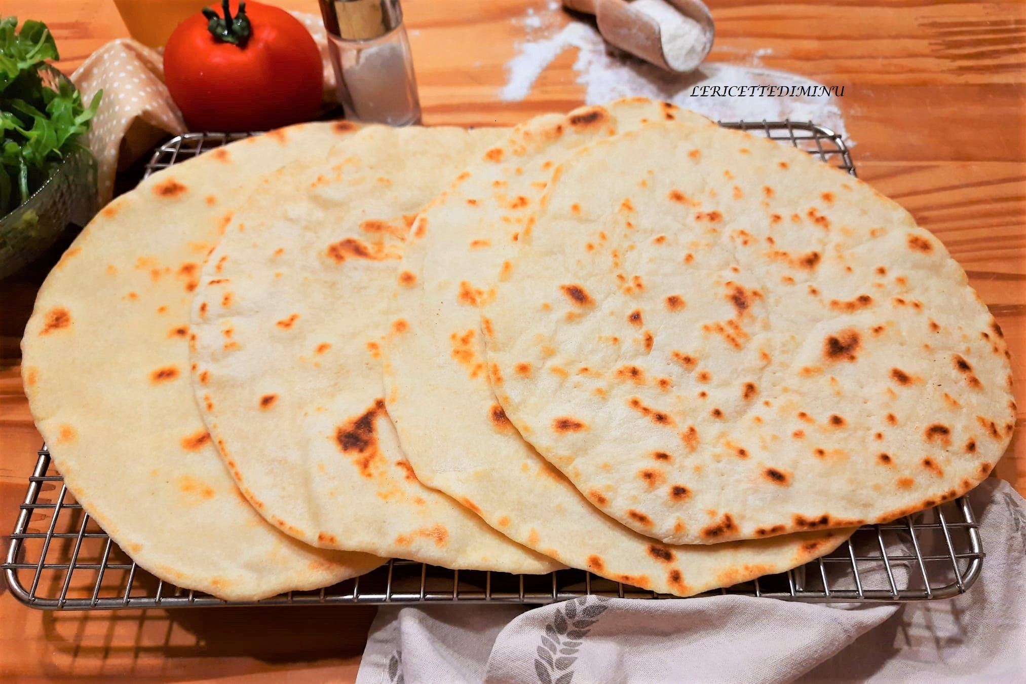 Piadina ohne Schweineschmalz