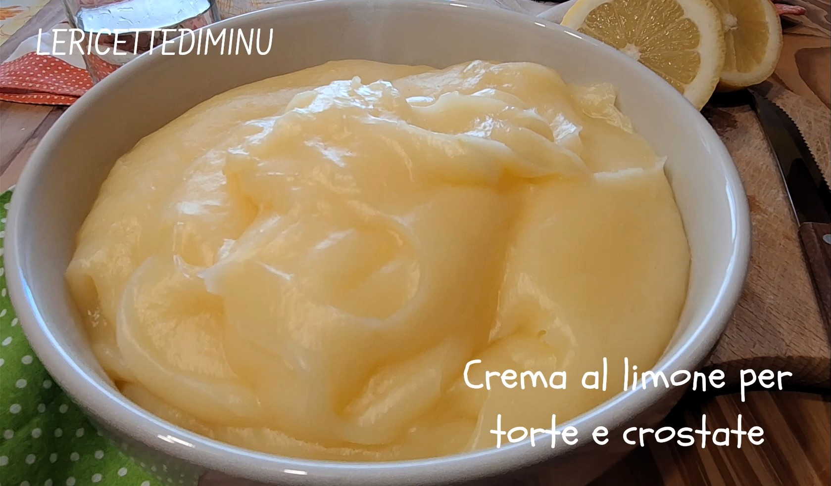 Zitronencreme zum Füllen von Torten und Kuchen