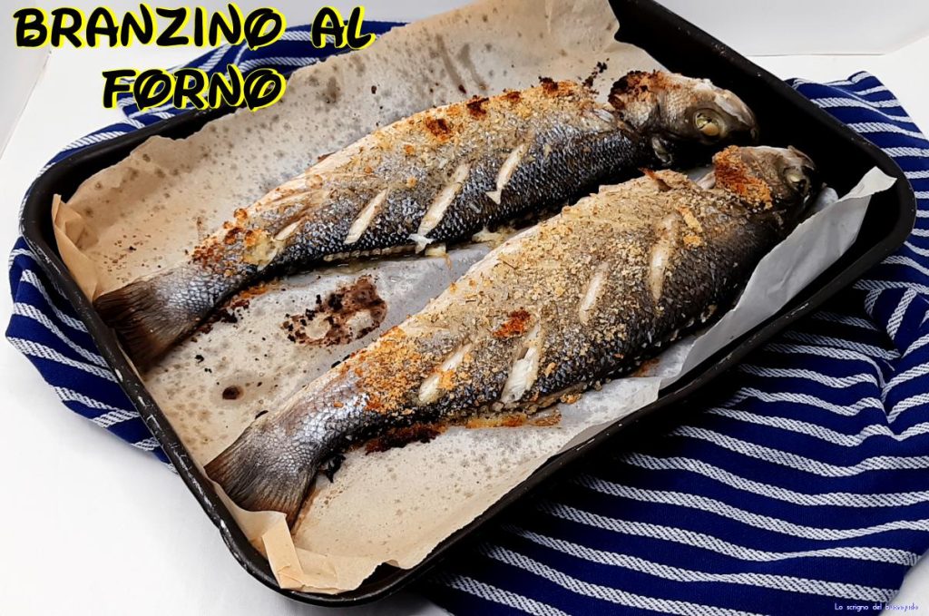 Seebarsch aus dem Ofen