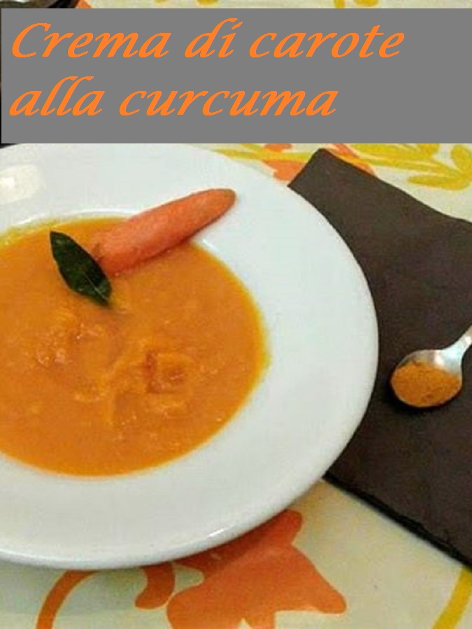 Feine Karottencreme mit Kurkuma