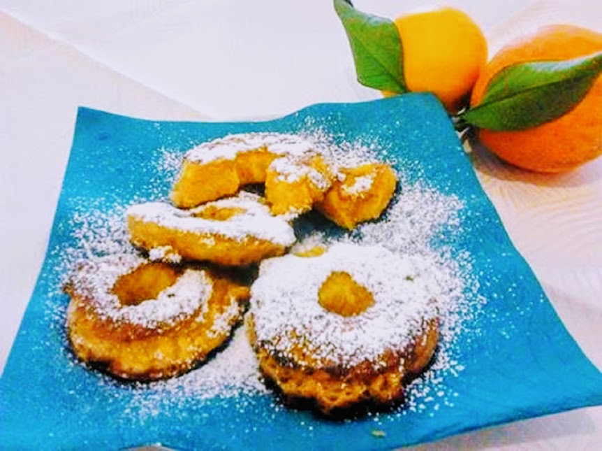 Gebackene Orangen-Donuts