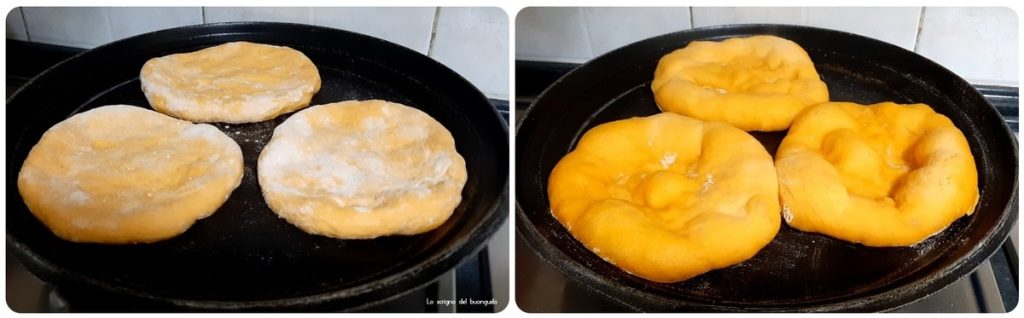 Fladenbrote mit Karottenteig