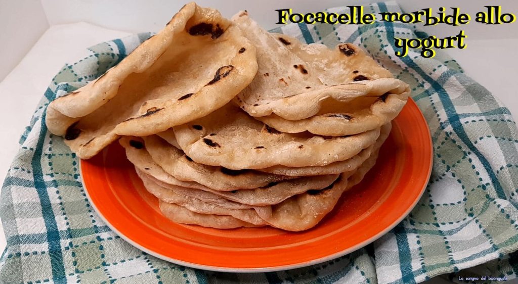 Weiche Joghurt-Focacelle