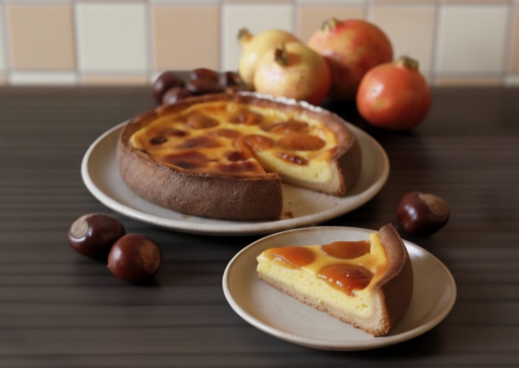 Birnentarte mit Vanillecreme