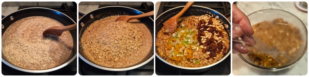 spongata, traditionelles Weihnachtsgebäck