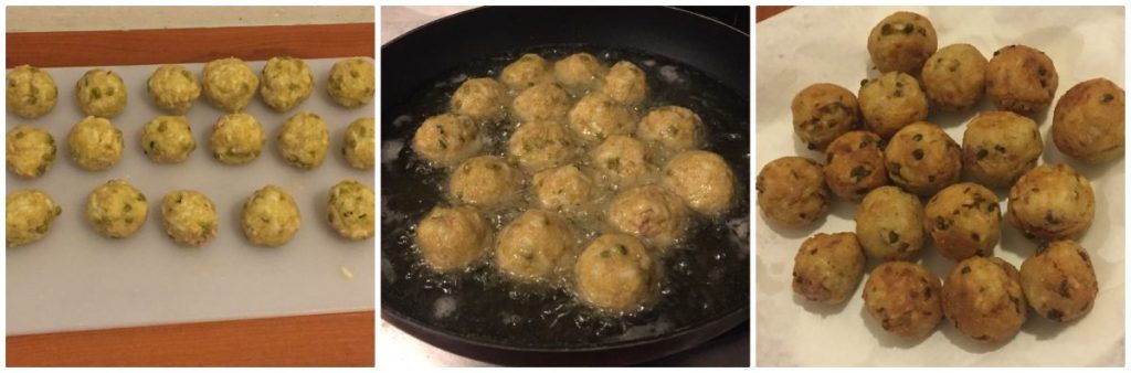 würzige Reisbällchen