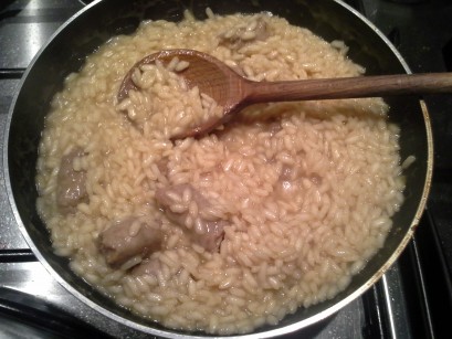Risotto mit Wurst