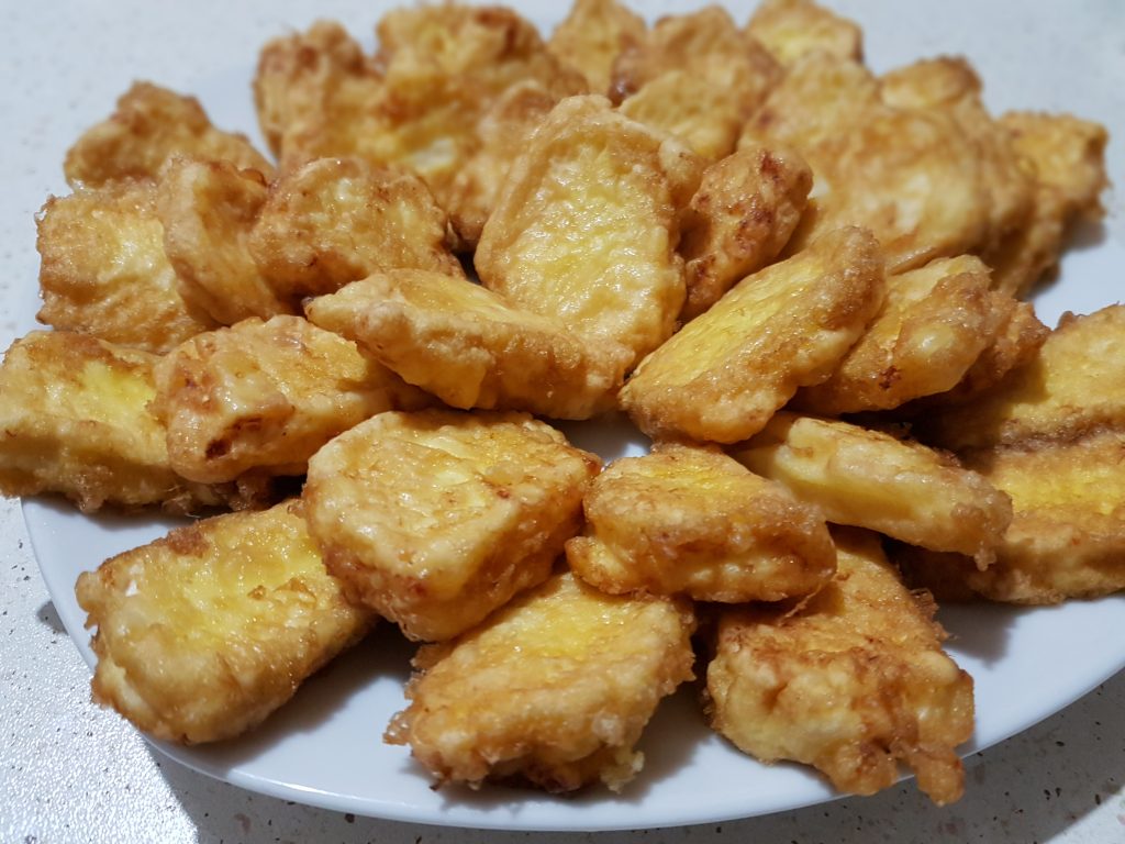 frittierte Ricotta-Häppchen