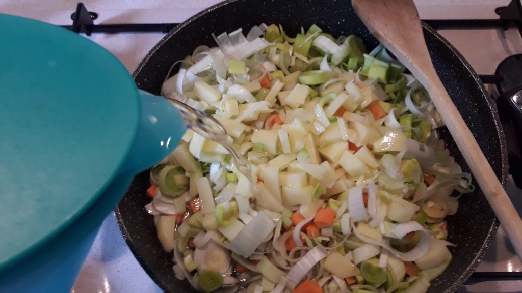 Gnocchetti mit Lauchcreme und Schwertfisch