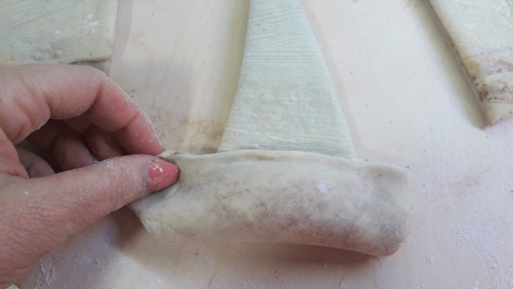 Schokoladengefüllte Croissants