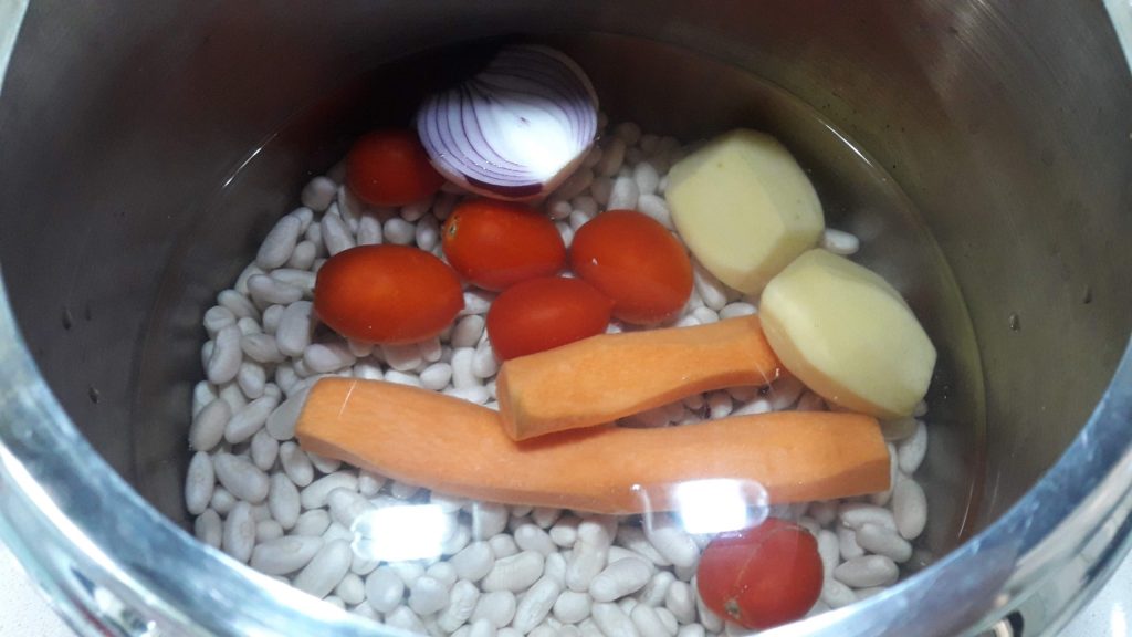 Risottierte Cannellini-Bohnen mit Pasta