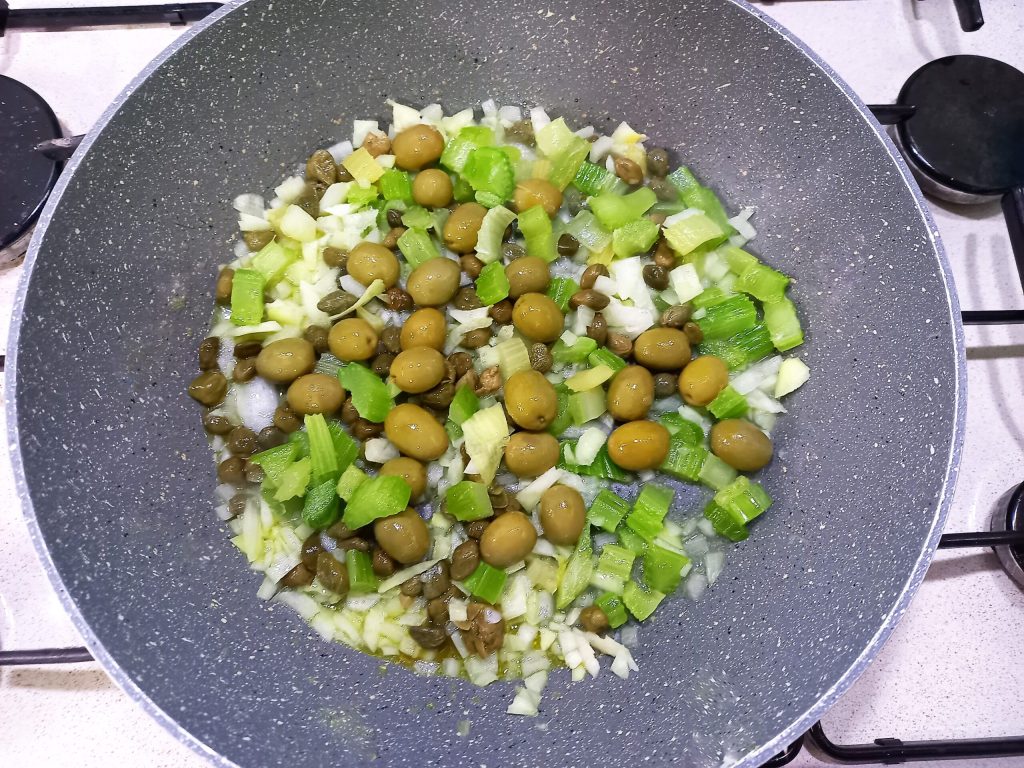 Bavette mit Stockfisch nach sizilianischem Rezept