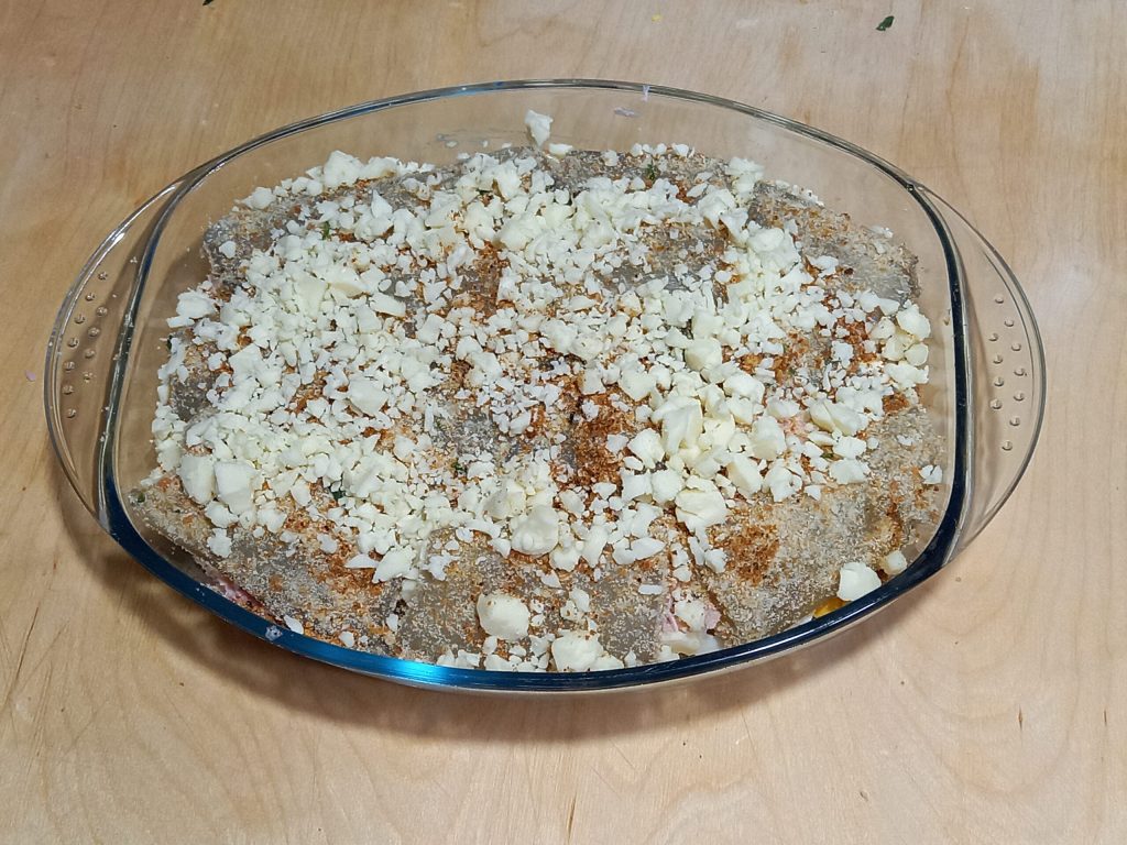 Überbackener Mangold und Ricotta Auflauf