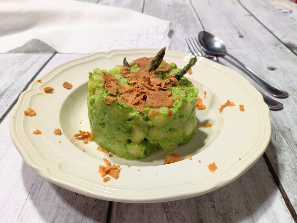 Gnocchetti mit Spargelcreme und Bottarga