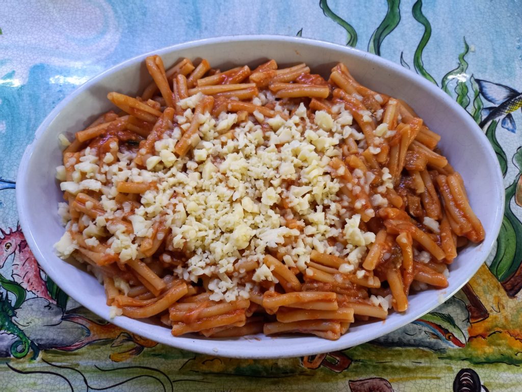 Die überbackene Pasta n'casciata alla Norma